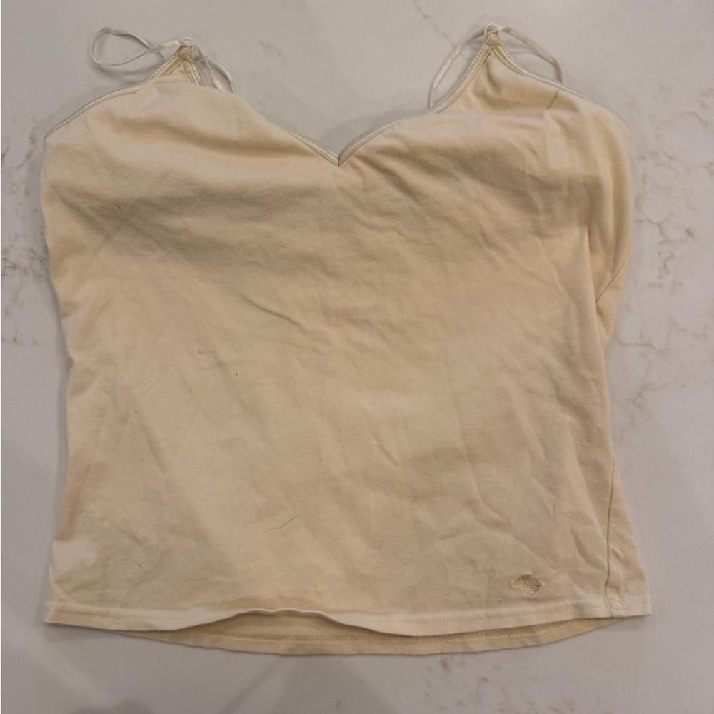 Women's Cream Camisole Tank Top